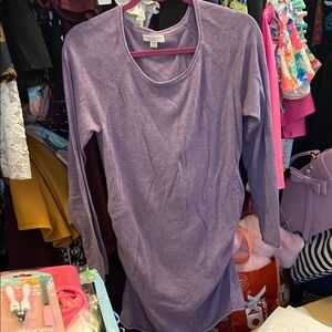 Purple Women's maternity Top